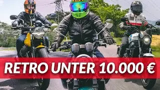 Retro-Einstieg leicht gemacht! Kawasaki Z650 RS vs. Moto Guzzi V7 Stone vs. Yamaha XSR700