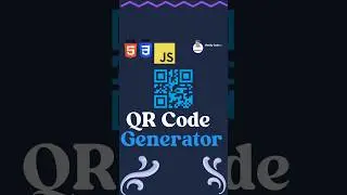 QR Code Generator || How to create a QR code generator using html css and js | #shorts #coding