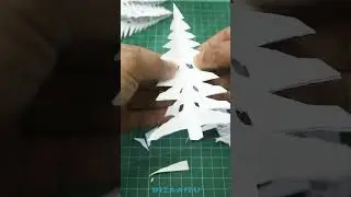 Paper tree making #papercraft #short