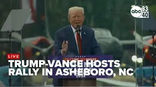 LIVE: Trump rally in Asheboro, NC