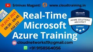 English | Microsoft Azure Admin + Architect  Realtime Training |from 26 JULY  