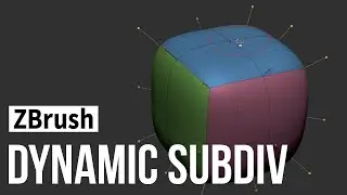 ZBrush - dynamic subdiv