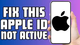How To Fix Verification Failed This Apple Id Is Not Active