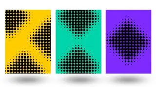 Halftone Background Design in Inkscape