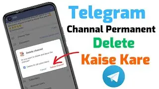 How to Delete the Telegram Channel / telegram account delete kaise kare