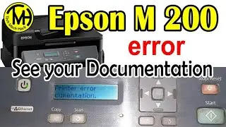 Epson M200 Printers error 