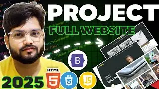 Create a Full Website 🔥 || Complete Web development Project🔥 || #webdevlopement #coding