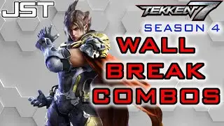 Lars Season 4 Wall Break Combos - Tekken 7