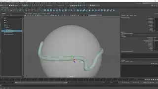 Maya - Drawing Curves onto Objects