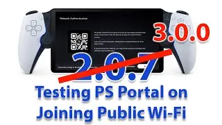 (Testing) PlayStation Portal on Joining Public Wi-Fi Networks