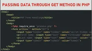 Passing data through get method in php