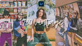 1980 Vintage Lightroom Preset | How To Edit 1980s Vintage Filter in Lightroom Tutorial Free DNG
