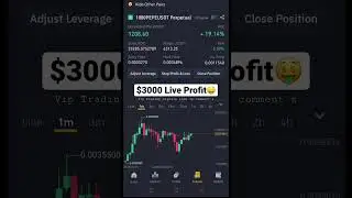 $3000 Live Trade profit😱 | Power of Binance Future Trading Signals