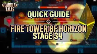 FIRE Tower of Horizon 34【Guardian Tales】