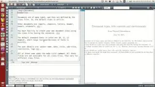 LaTeX Programming : 008 : Document Structure, types, Title Commands and Environments commands