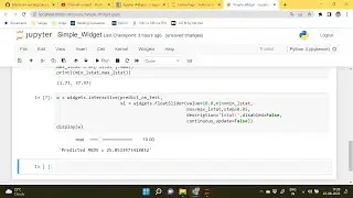 Simple What-If Tool with Jupyter Widgets | ipwidgets