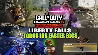 COD BO6 - TODOS LOS EASTER EGGS DE LIBERTY FALLS ZOMBIES