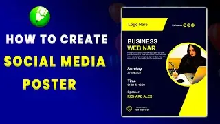 Social Media Poster Design in CorelDRAW: Step-by-Step Tutorial for Stunning Graphics