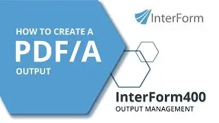 InterForm400: How to create PDF/A output