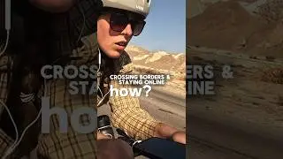 Crossing borders with the Holafly eSIM #bikepacking #cycling #bicycletravel #biketrip