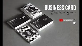 Creative Business Card in Illustrator CC | Visiting Card Design