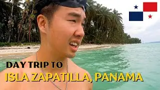 The BEST Island in Bocas Del Toro, Panama? | Day Trip to Isla Zapatilla