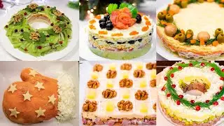 The most BEAUTIFUL Salads for the HOLIDAY! Salads for NEW YEAR 2024