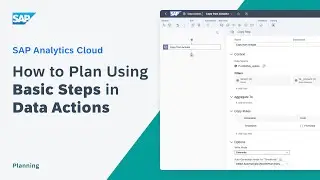 How to Plan Using Basic Steps in Data Actions: SAP Analytics Cloud