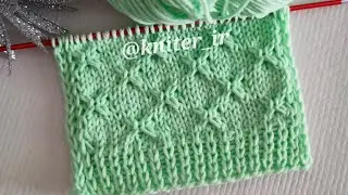 🍀 Easy Knitting Pattern!Узор Спицами для Джемпера, Пуловера✓Вязание✓Knitting Design for Baby Sets.