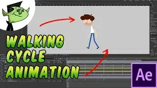 How to animate a walking cycle in After Effects - Tutorial