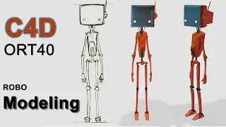 ORT40 Robo | Character Modeling | Cinema 4D Tutorial