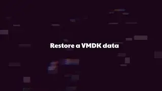 Restore VMDK data: retrieve files from the VMDK file if the specified virtual disk needs repair