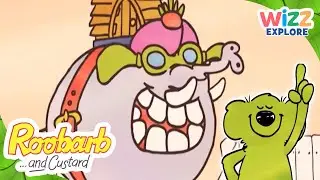 Roobarb and Custard | Eric the Elephant! 🐘 |@WizzExplore ​