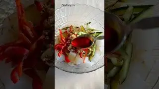 НЕОБЫЧНЫЙ И ЛЕГКИЙ НА ВКУС  САЛАТ ИЗ ЖЕЛЕ МУНГ ✔️МУГИ -ЧА #вкусно #viralshorts