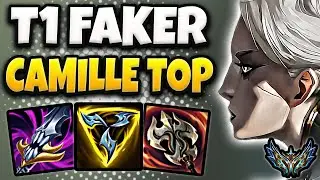 T1 Faker Camille vs Rumble [ TOP ] Patch 14.17 Korea Challenger ✅