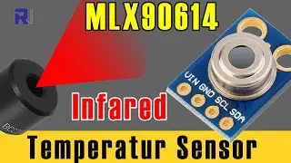 Using Melexis MLX90614 Non-Contact Infrared Thermometer with Arduino