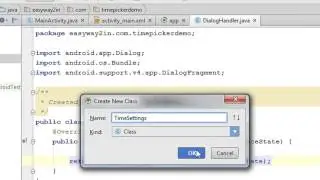 20 Creating a Time Picker   Android Studio Tutorial