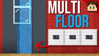 The MULTI FLOOR WATER ELEVATOR! [Minecraft Bedrock 1.21] Tutorial