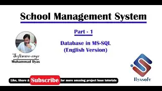 School Management System Part 1 Create Database in SQL Server ASP.NET MVC C#