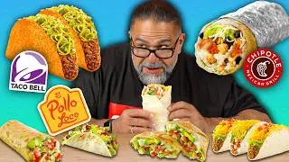 Mexican Dads try EVERY Fast Food (Compilation)