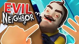 EVIL NEIGHBOR broke into BABY'S HOUSE!?!! (Baby Hands VR Hello Neighbor)