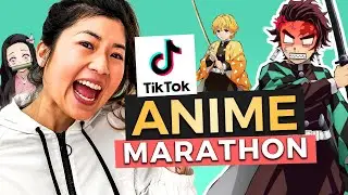 1 DAY ANIME BINGE Recommended by TIKTOK Followers