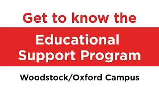 Fanshawe’s Educational Support Program (Woodstock)