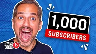 How to get 1000 subscribers FAST as a new YouTuber