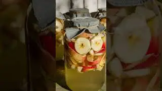 Stop Throwing Away Apple Scraps - Make Homemade Apple Cider Vinegar with The Mother