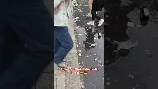 After CSD 2024 Berlin Pride Parade. После парада LGBQ в Берлине