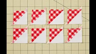 How to Make Eight Triangle-Squares at Once