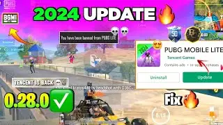 😱Pubg Lite New 0.28.0🤯 System Update 2024 | Pubg Mobile Lite 0.28.0 Tencent New Update 2024 🔥