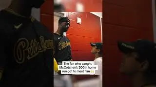 Andrew McCutchen just made this kid’s year ❤️ (vis @Pirates/TT)