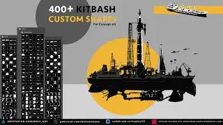 400+ Kitbash Custom shapes